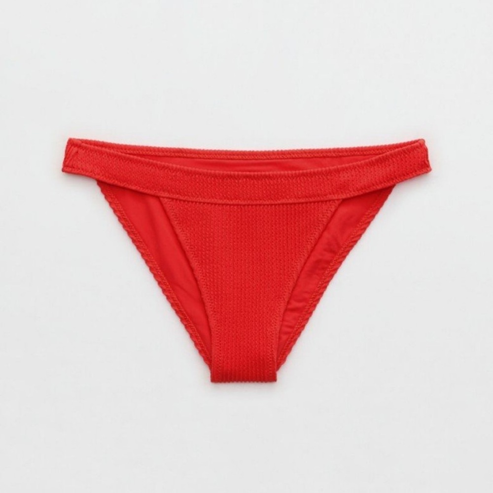 Aerie Resort Red bikini bottom sz Medium